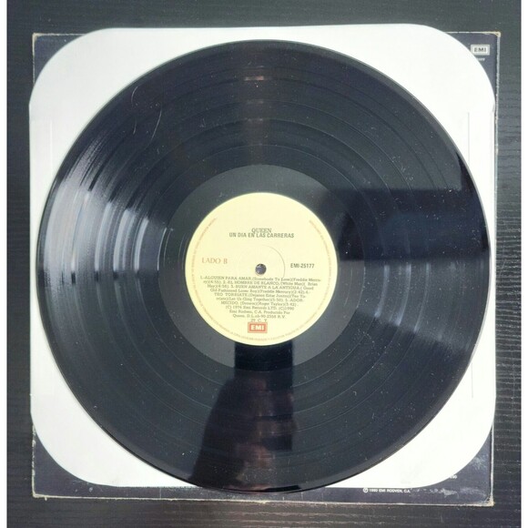 Queen A Day At The Races (Un Día En Las Carreras) Vinyl LP Album Venezuela 1990 - Picture 3 of 6